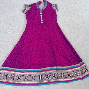 NWOT Sz S Bollywood Indian dress anarkali designer